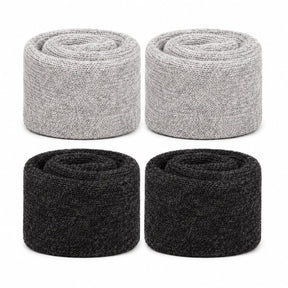 Meias Térmicas de Lã Merino Unissex - Grossas, Quentes e Confortáveis para Inverno e Neve (Compre 2 Leve 4 Pares)