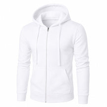 Moletom Masculino com Zíper e Capuz Slim Fit - Hoodie Manga Longa Casual para Outono e Inverno