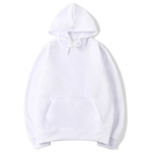 Moletom Unissex com Capuz Oversize Cor Sólida - Hoodie Pulôver Casual para Outono e Inverno