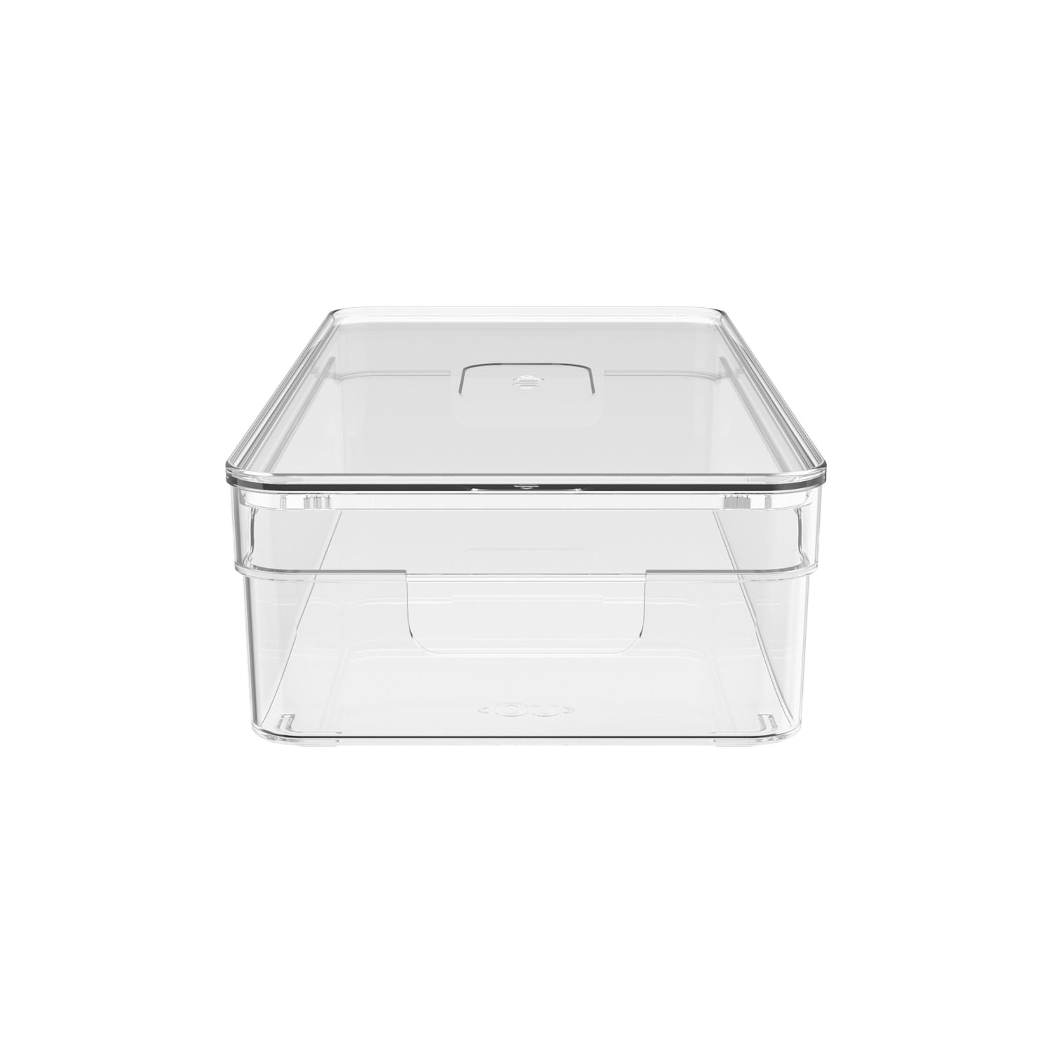Organizador de armários com tampa 2,8L Linha Clear