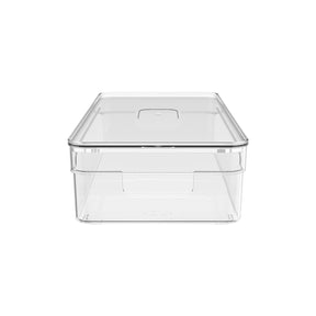 Organizador de armários com tampa 2,8L Linha Clear