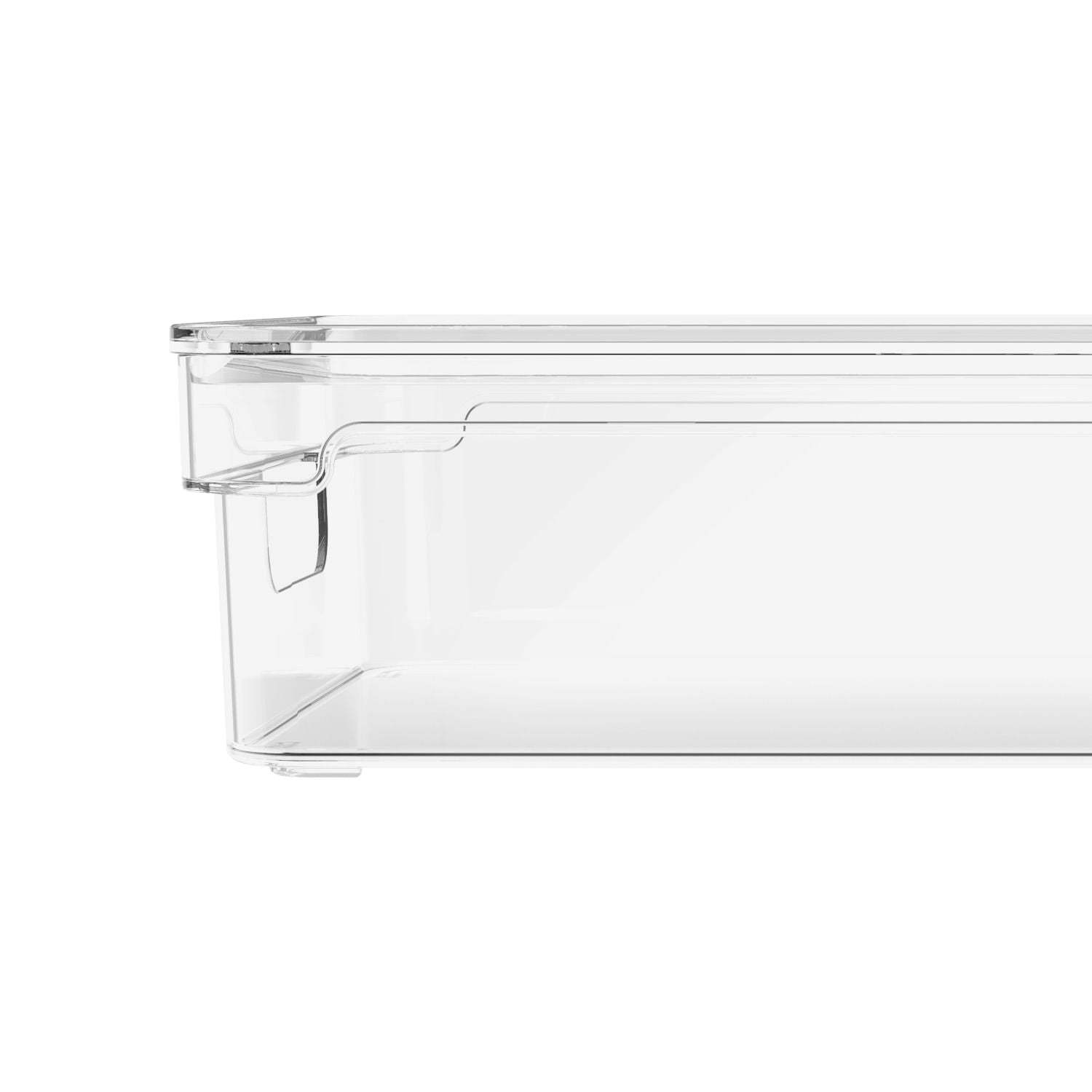 Organizador de armários com tampa 2,8L Linha Clear