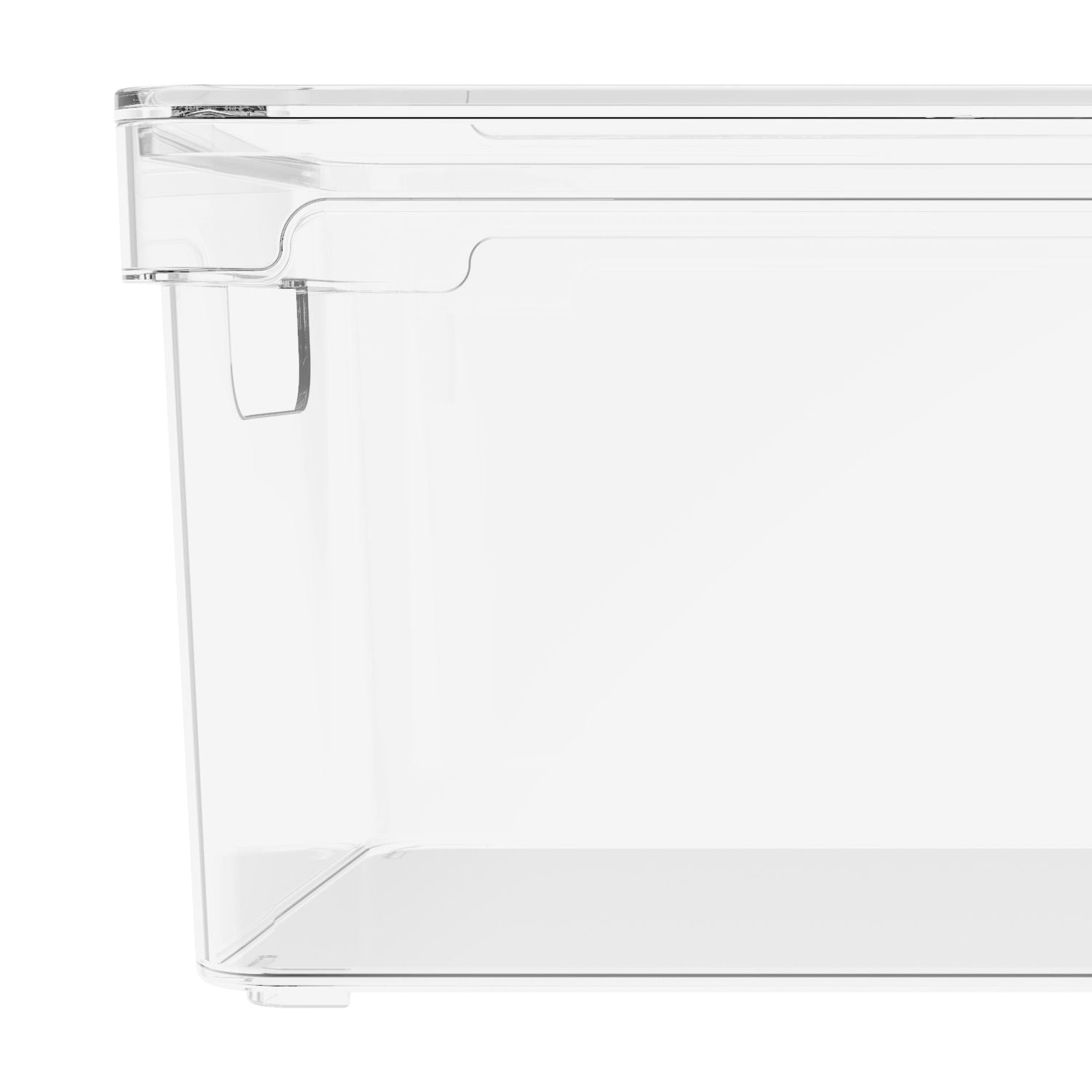 Organizador de armários com tampa 5L Linha Clear