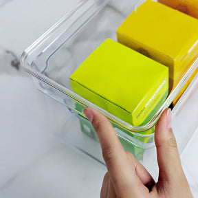 Organizador de armários com tampa 5L Linha Clear