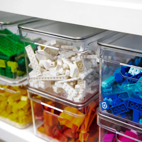 Organizador de armários com tampa 5L Linha Clear