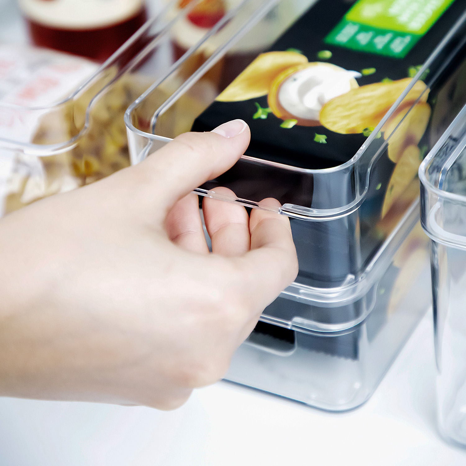 Organizador de armários 1,9L Linha Clear