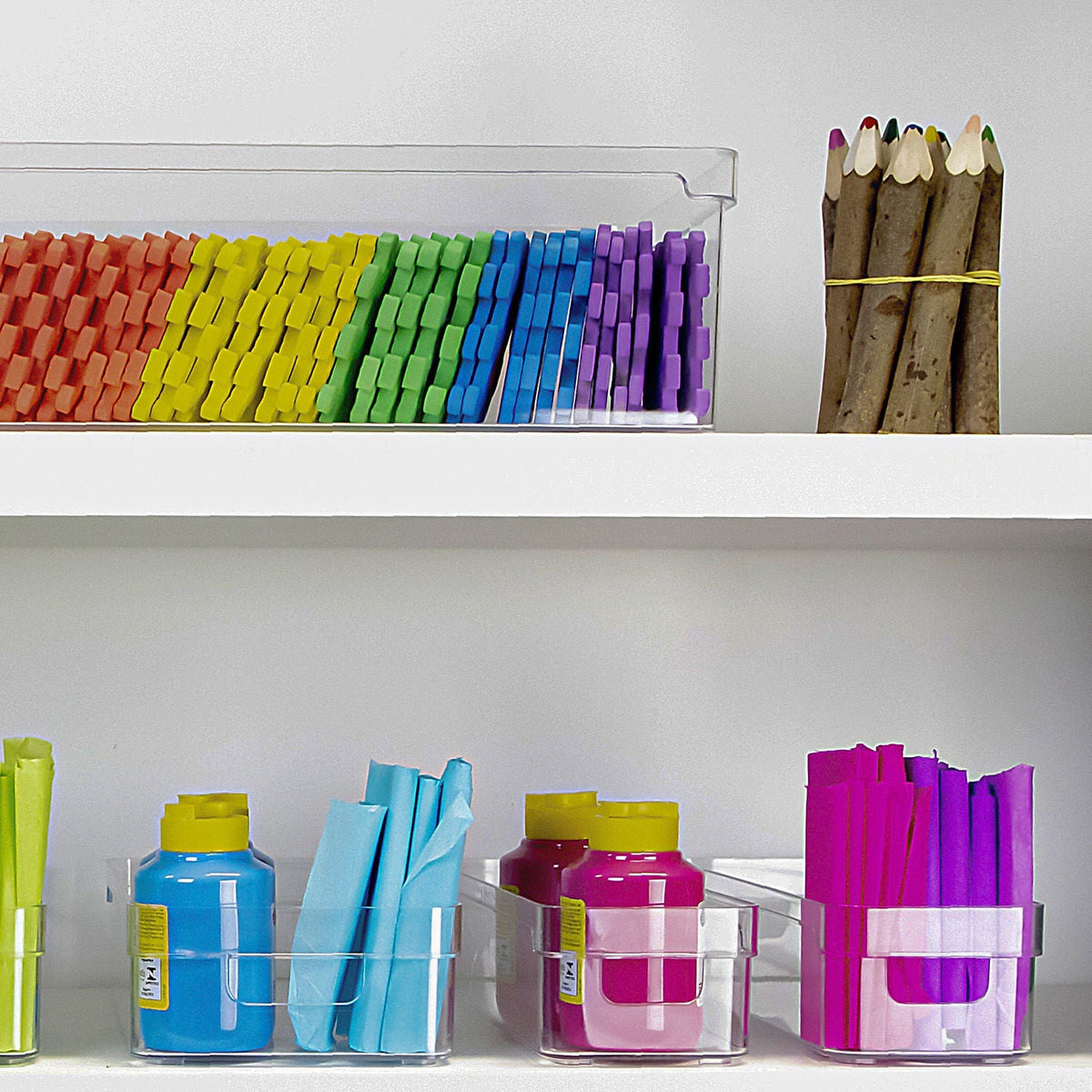 Organizador de armários 4,5L Linha Clear