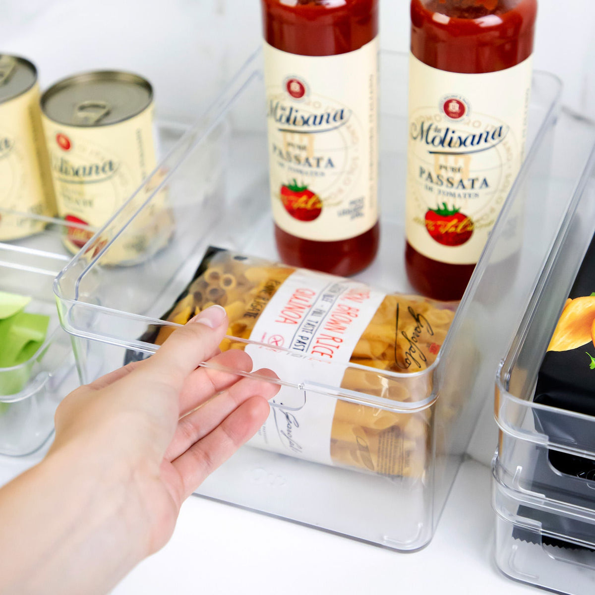 Organizador de armários 7,5L Linha Clear