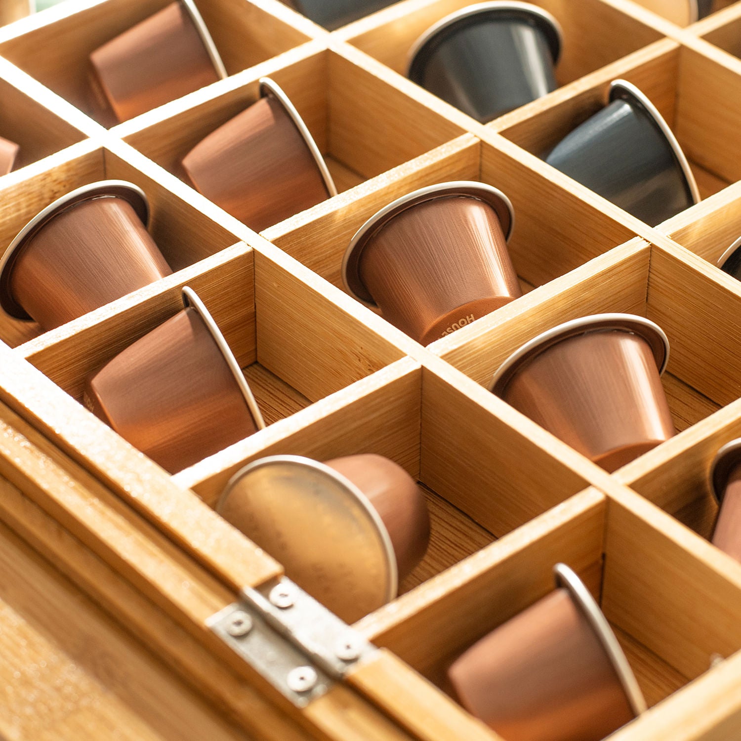 Organizador de cápsulas 24 divisórias Linha Sense