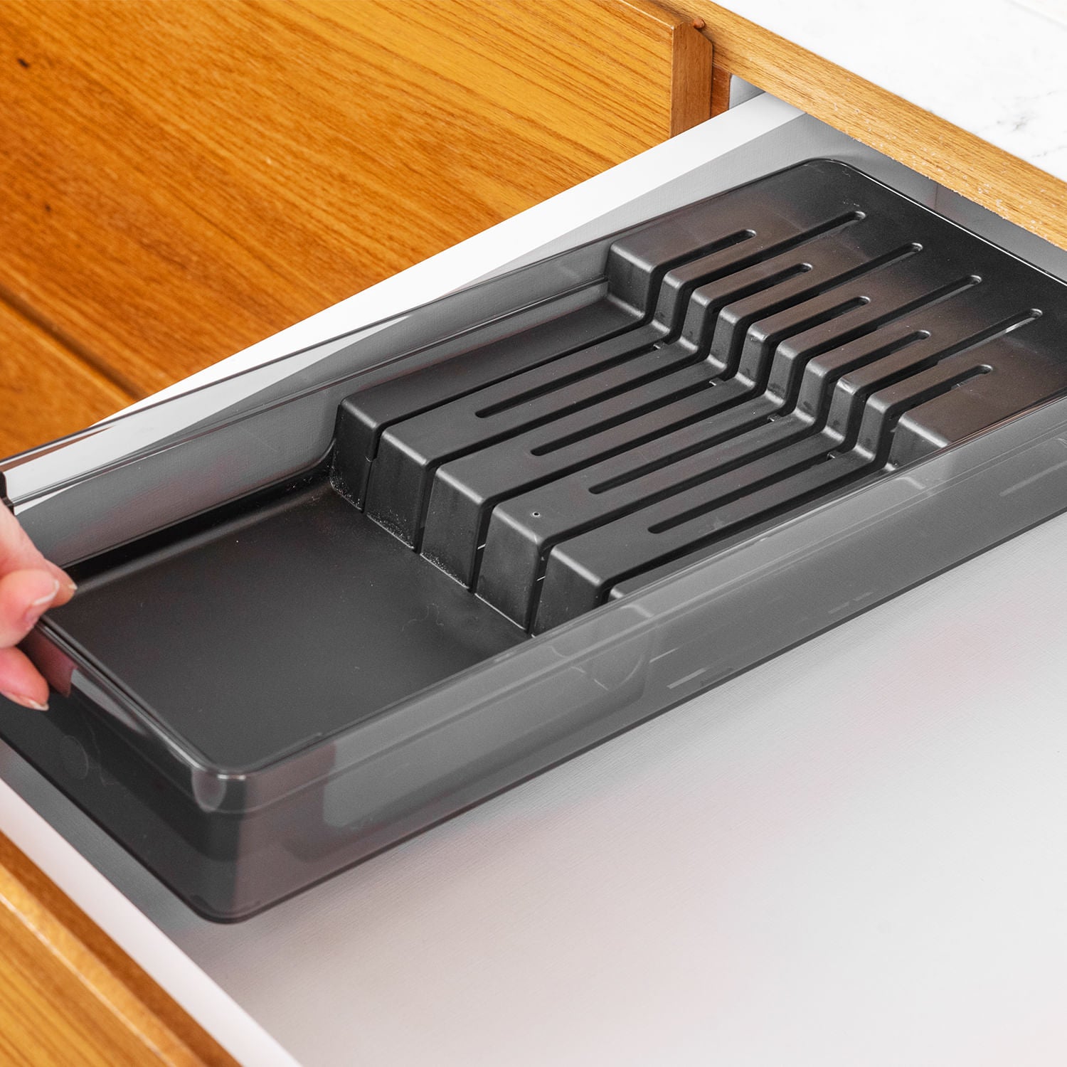 Organizador de Facas Linha Clear Gavetas