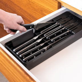 Organizador de Facas Linha Clear Gavetas