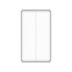 Organizador de gavetas 2 divisórias Linha Logic