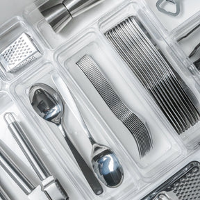 Organizador de Gavetas 22,5 x 7,5 x 5,6cm Linha Clear Gavetas
