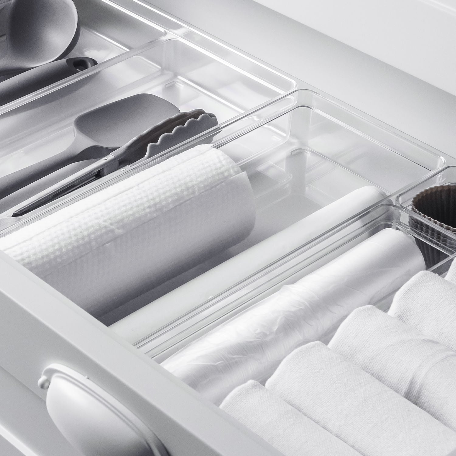 Organizador de Gavetas 37,5 x 15 x 5,6cm Linha Clear Gavetas