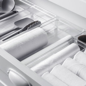 Organizador de Gavetas 37,5 x 15 x 5,6cm Linha Clear Gavetas