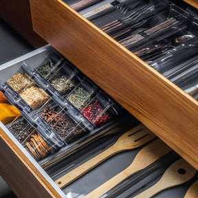 Organizador de Gavetas 37,5 x 30 x 5,6cm Linha Clear Gavetas