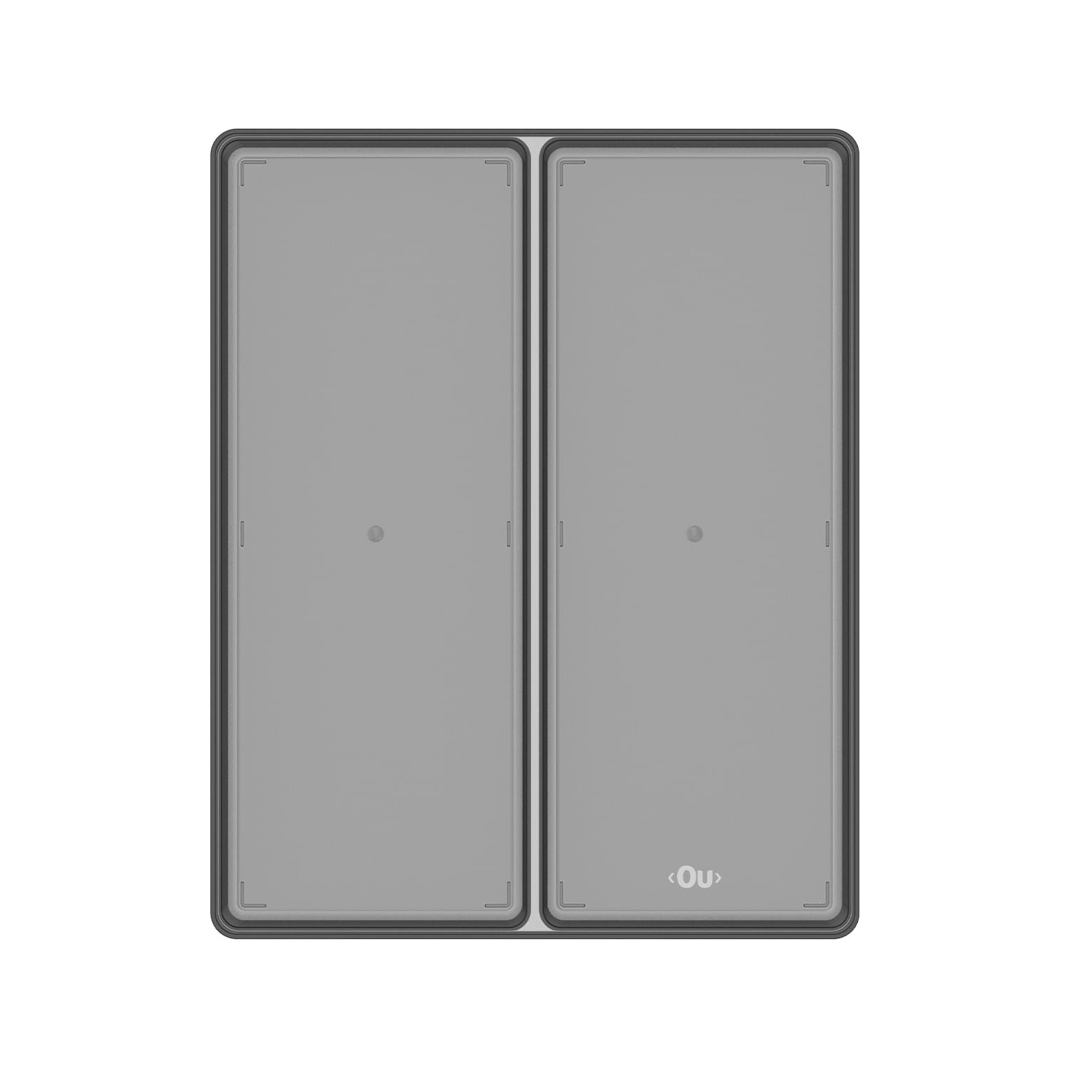 Organizador de Gavetas 37,5 x 30 x 5,6cm Linha Clear Gavetas