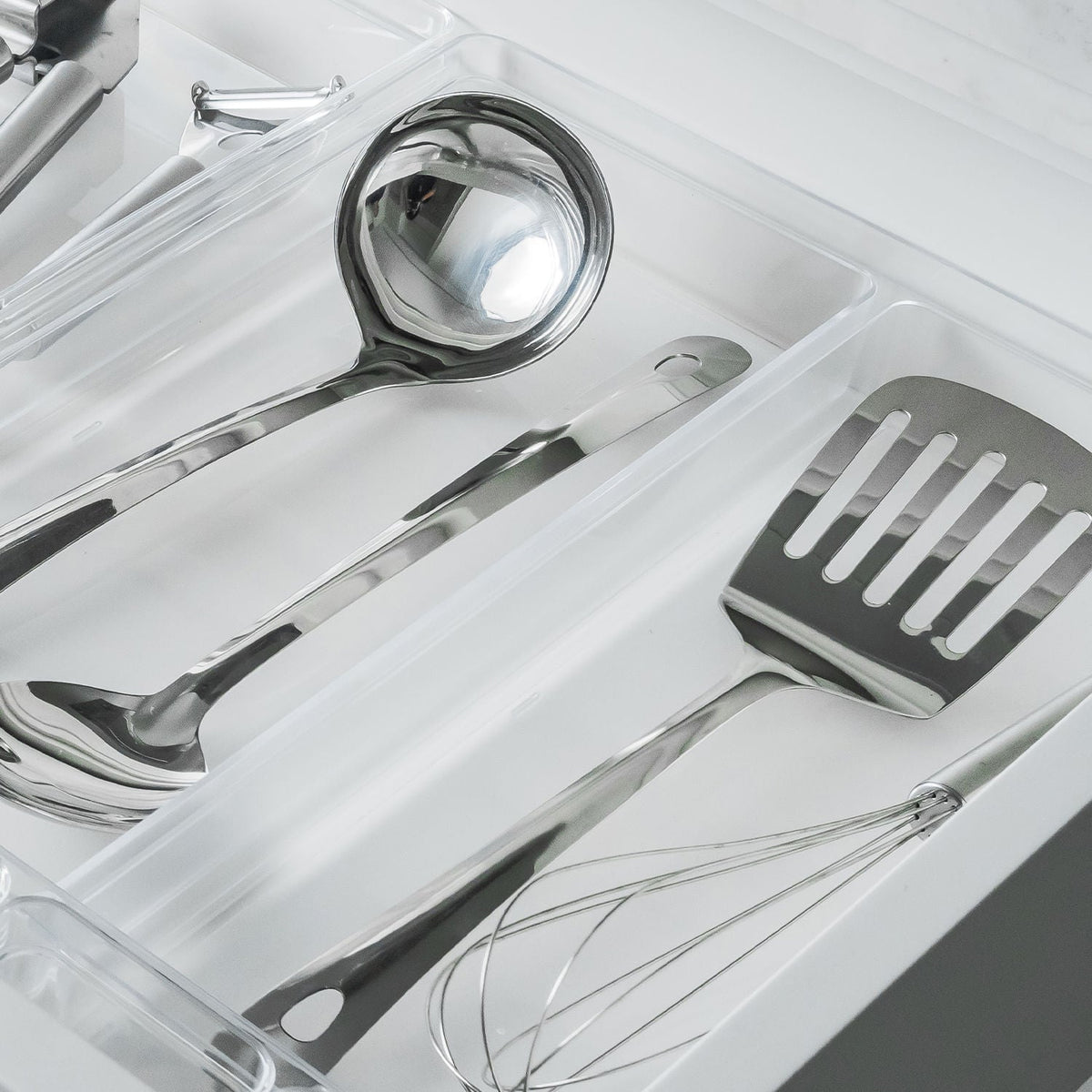 Organizador de Gavetas 37,5 x 30 x 5,6cm Linha Clear Gavetas