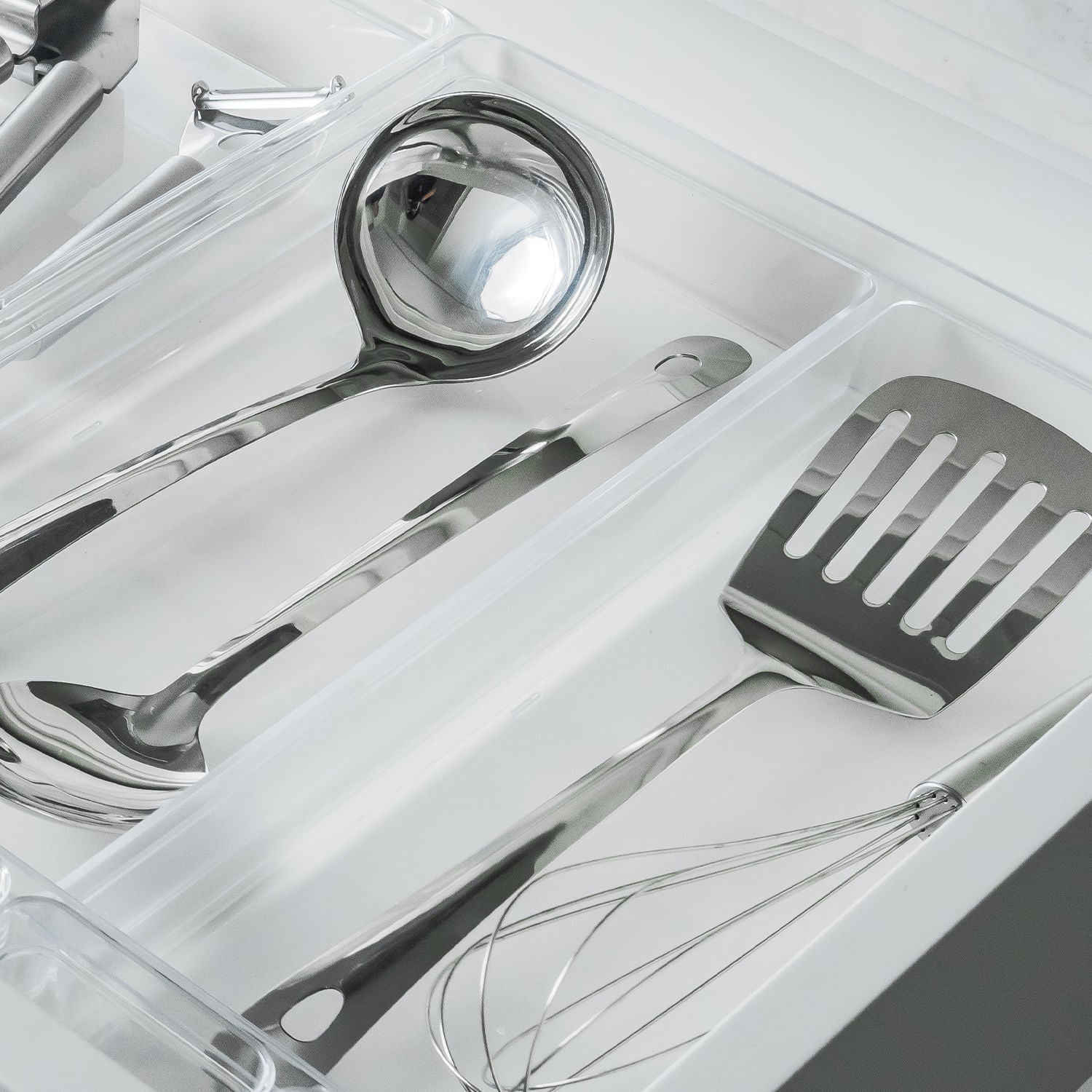 Organizador de Gavetas 37,5 x 30 x 5,6cm Linha Clear Gavetas