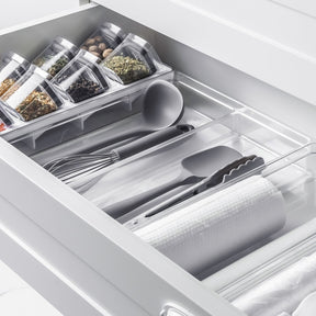 Organizador de Gavetas 37,5 x 30 x 5,6cm Linha Clear Gavetas