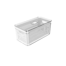 Organizador de geladeira com cesto 5L Linha Clear Fresh