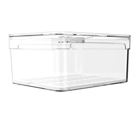 Organizador de geladeira com tampa 2,2L Linha Clear Fresh