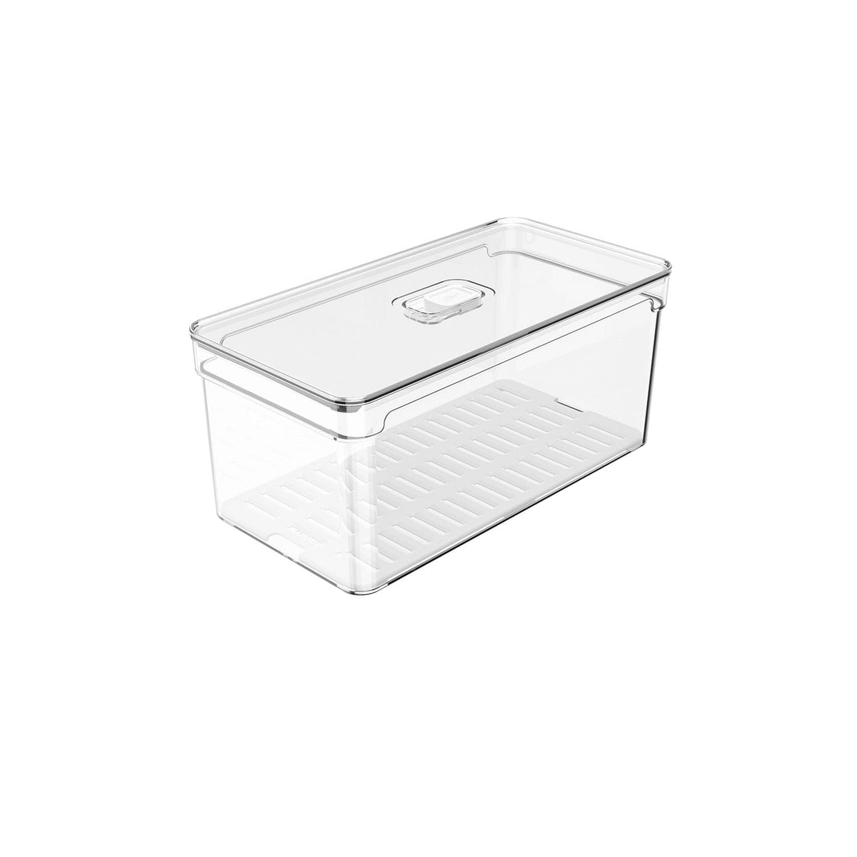 Organizador de geladeira com tampa 5L Linha Clear Fresh