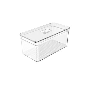 Organizador de geladeira com tampa 5L Linha Clear Fresh