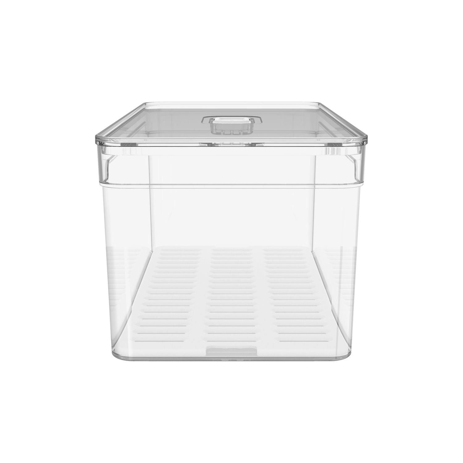 Organizador de geladeira com tampa 5L Linha Clear Fresh