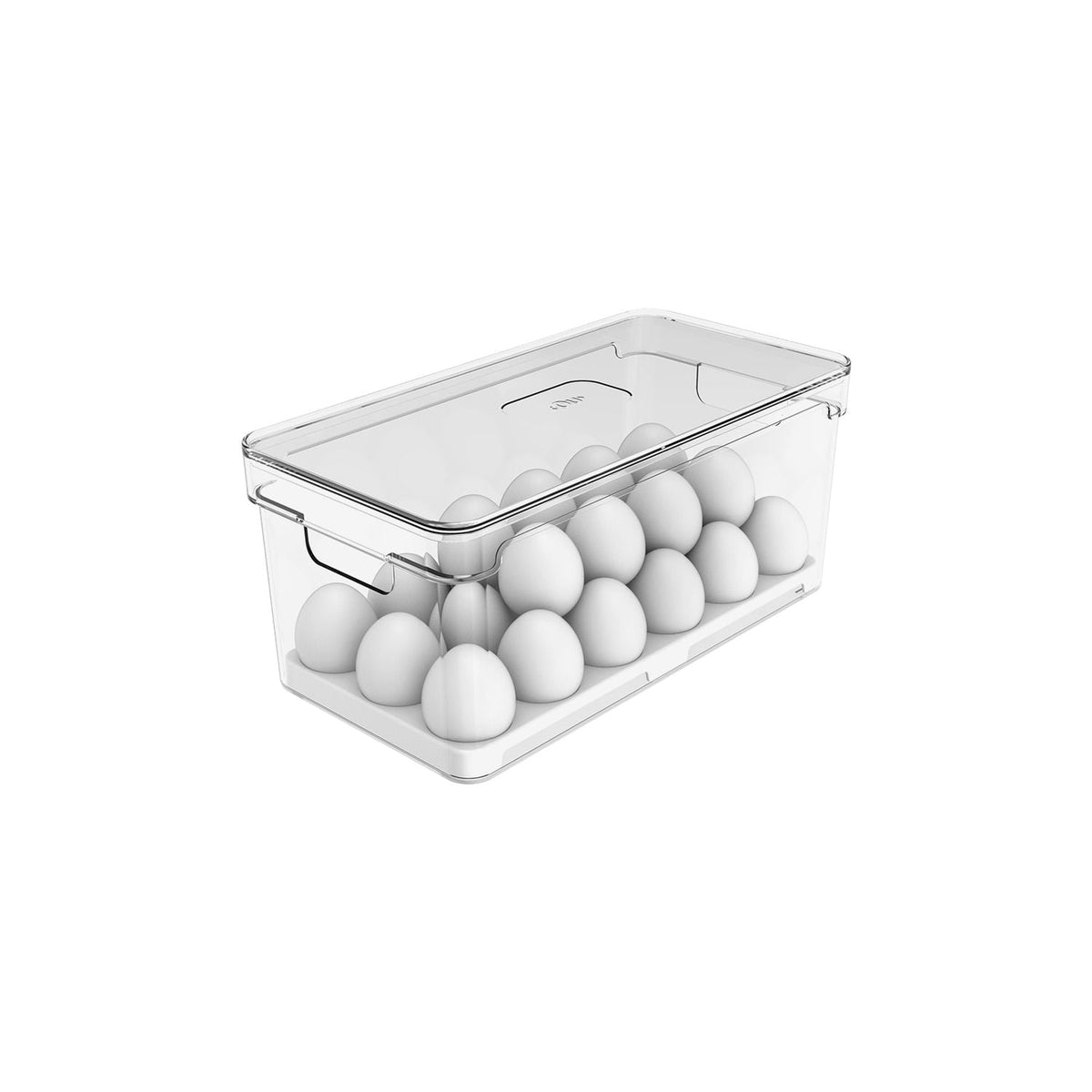 Organizador de Ovos com Tampa 36 Ovos Linha Clear Fresh