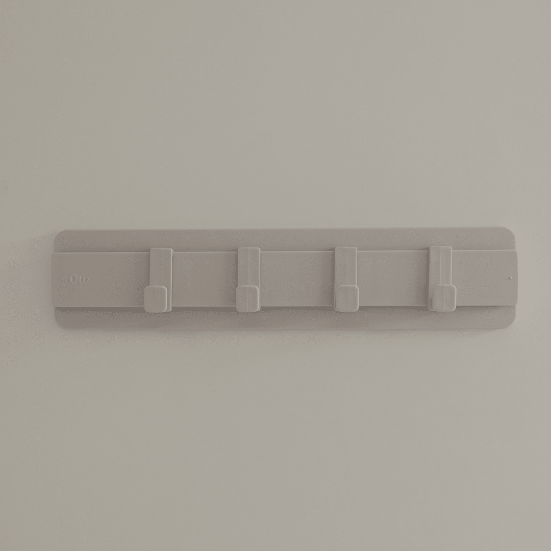 Organizador de Parede Multiuso com 4 Ganchos Linha Flow
