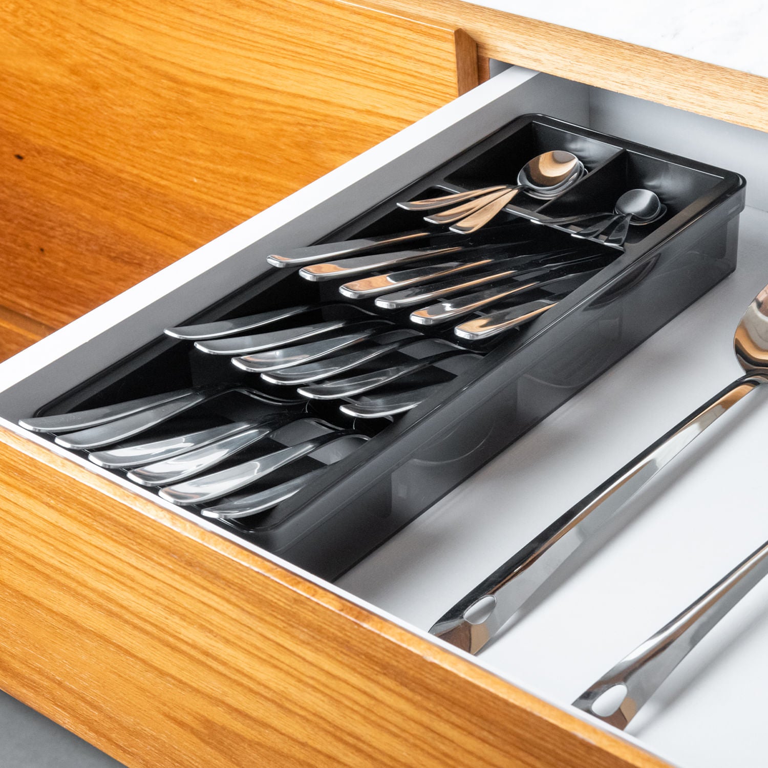 Organizador de Talheres Linha Clear Gavetas