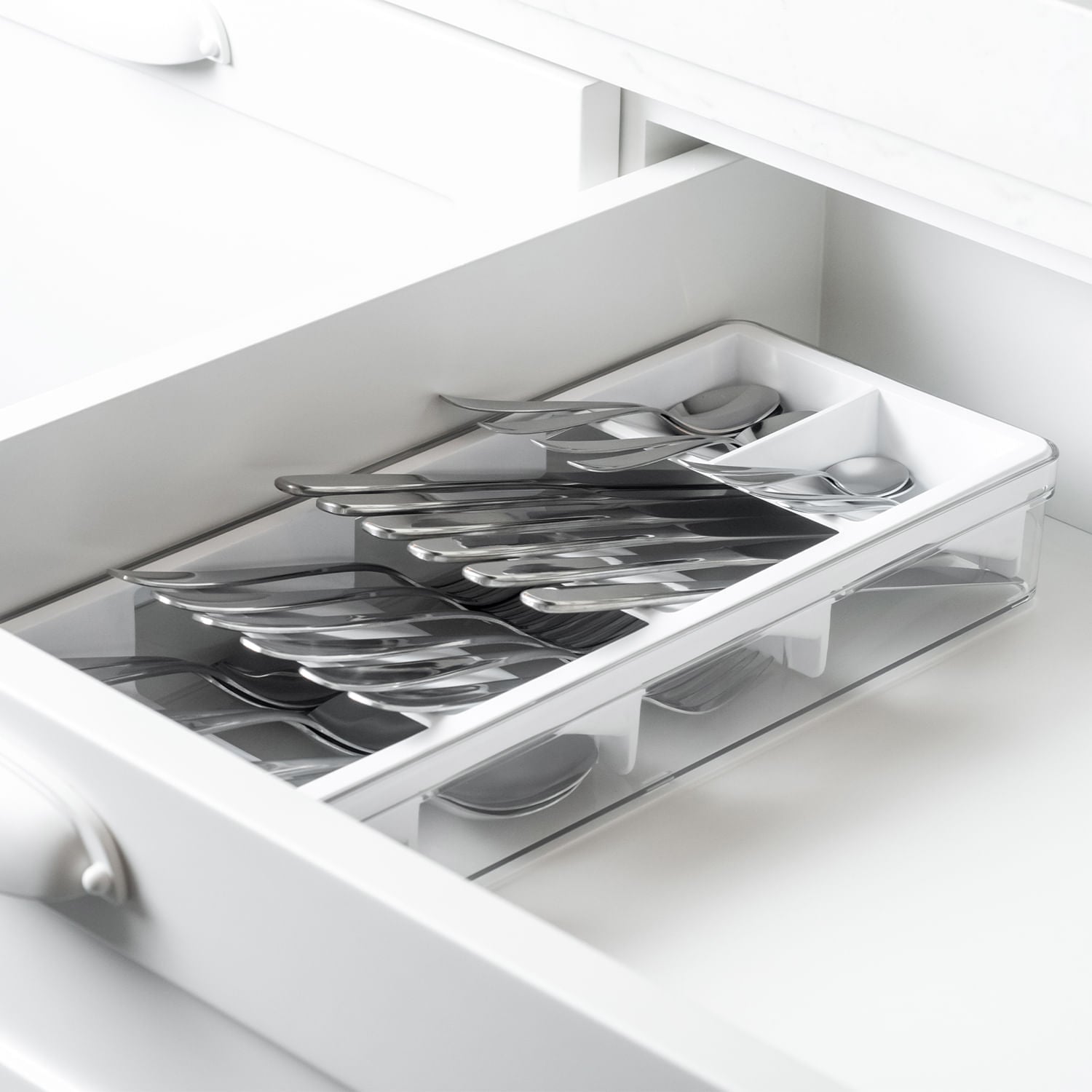 Organizador de Talheres Linha Clear Gavetas
