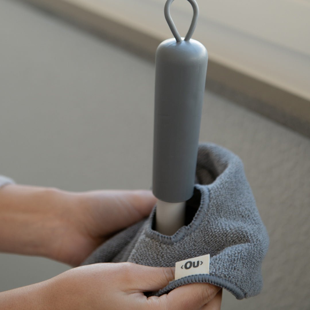 Pano de Chão Para Limpeza em Microfibra com Encaixe Linha Flow