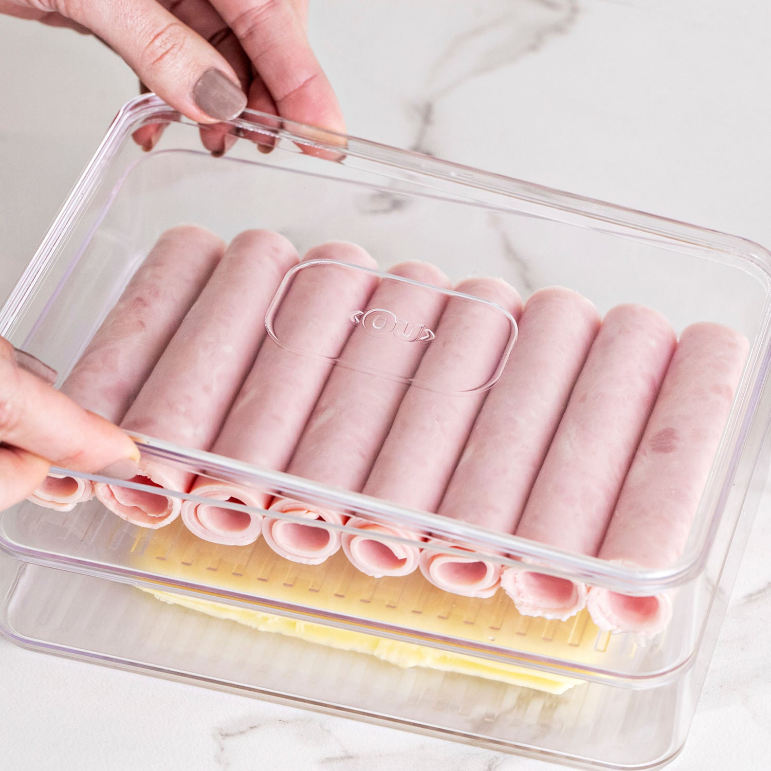 Porta frios duplo Linha Clear Fresh