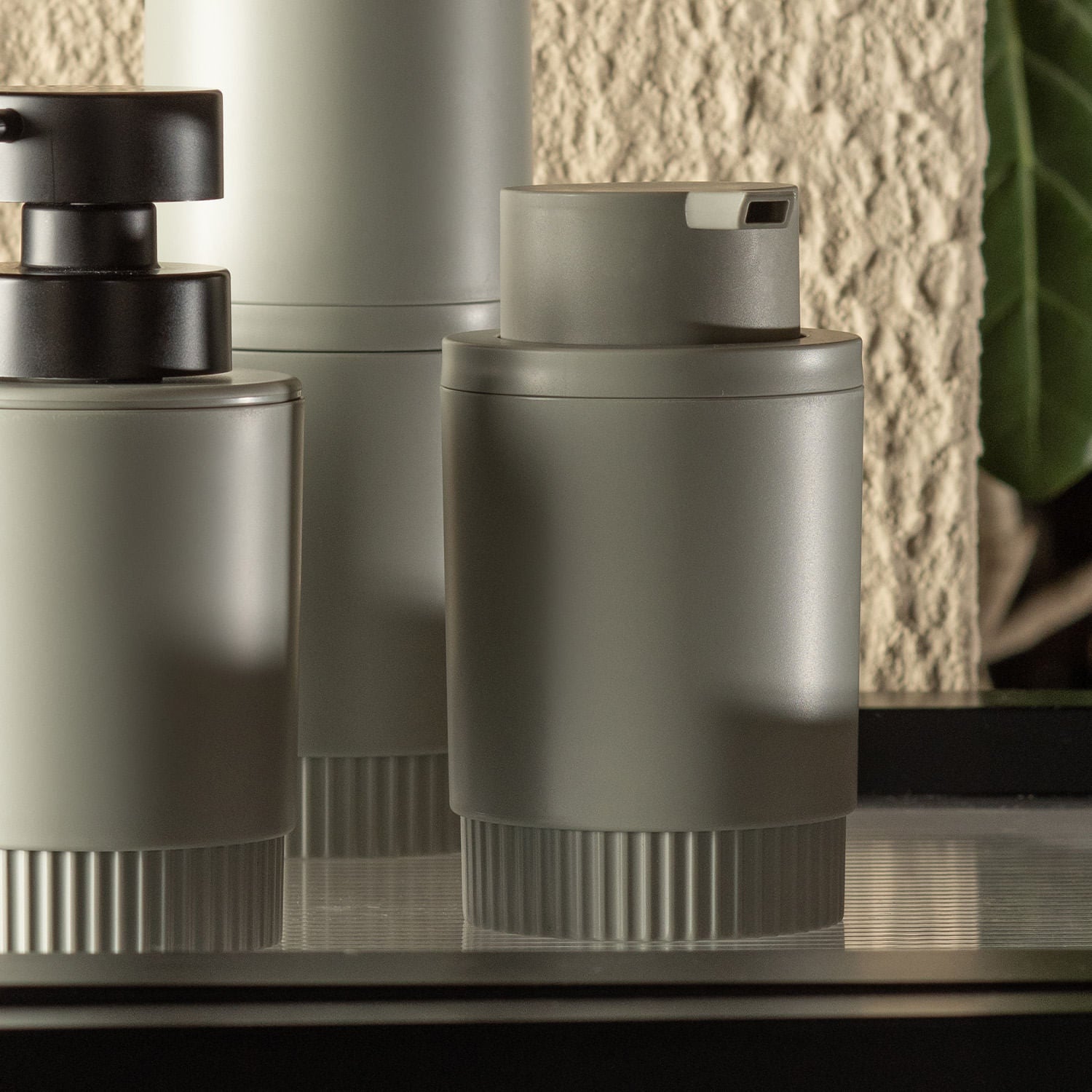 Porta Sabonete Líquido Monocromático 300ml Linha Dórica