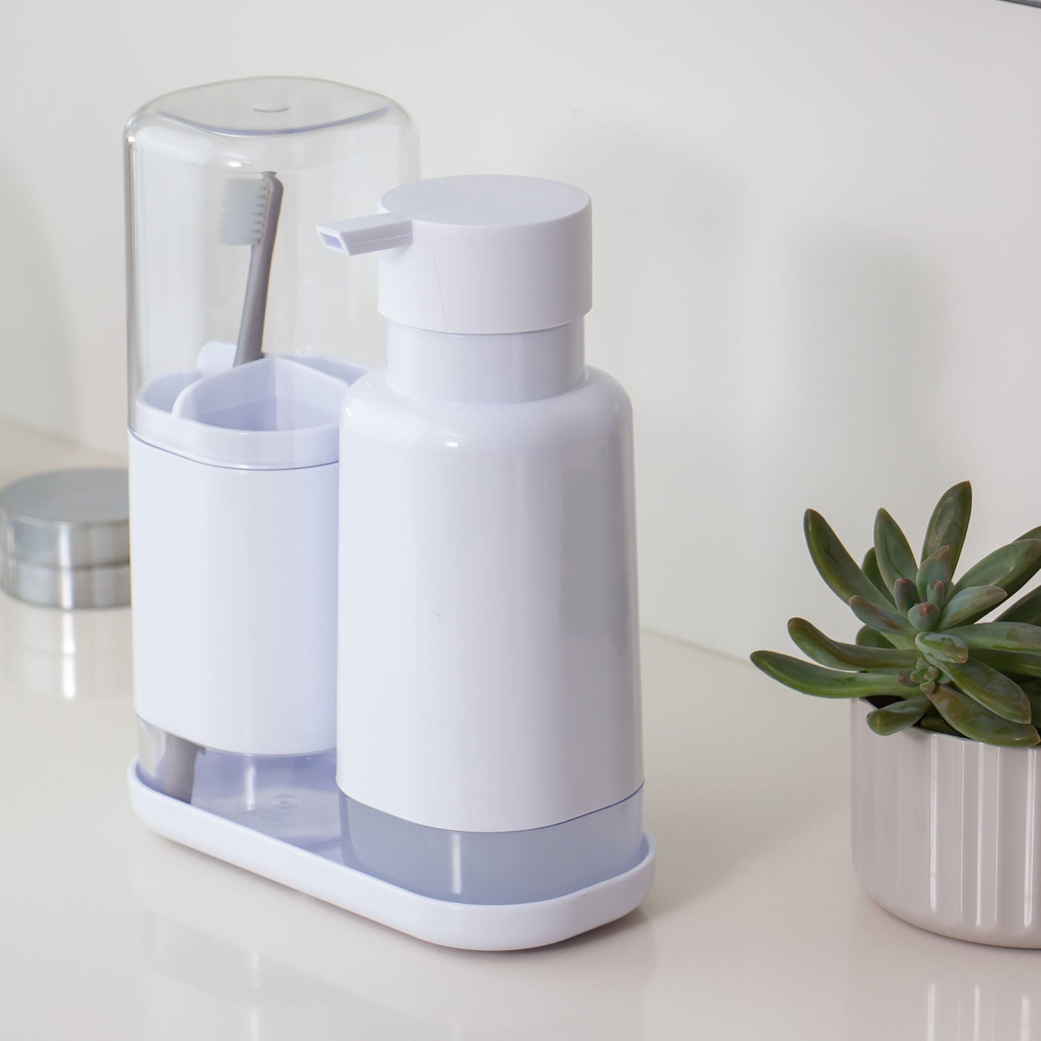 Porta sabonete líquido 500ml Linha Dual