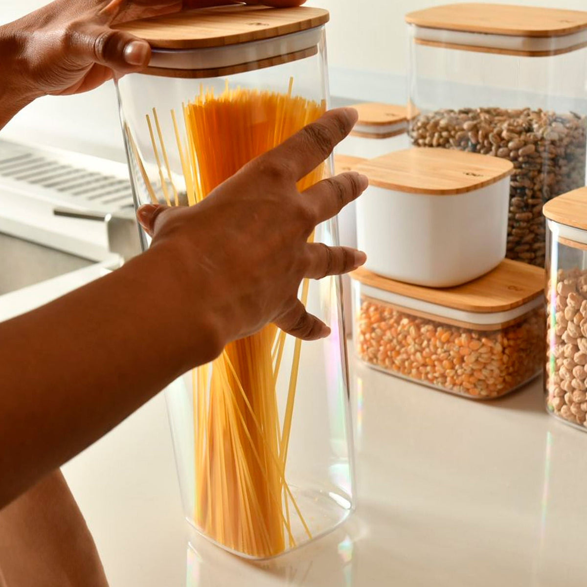 Pote hermético organizador 2L Linha Keep