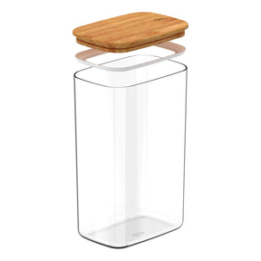 Pote hermético organizador retangular 2,3L Linha Keep