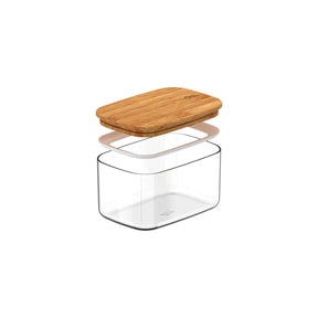 Pote hermético organizador retangular 650ml Linha Keep