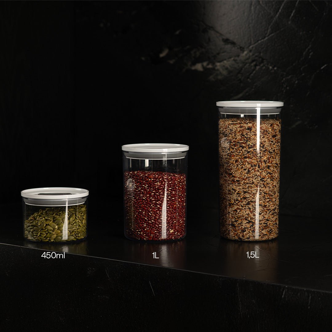 Pote Hermético Redondo 450ml Linha Duo Lock