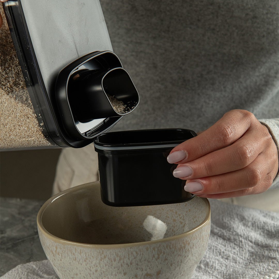 Pote Hermético Para Mantimentos com Medidor 1,5L Linha Drop