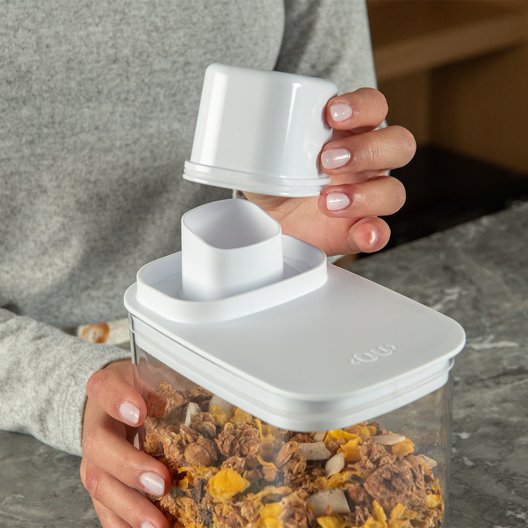 Pote Hermético Para Mantimentos com Medidor 2,3L Linha Drop