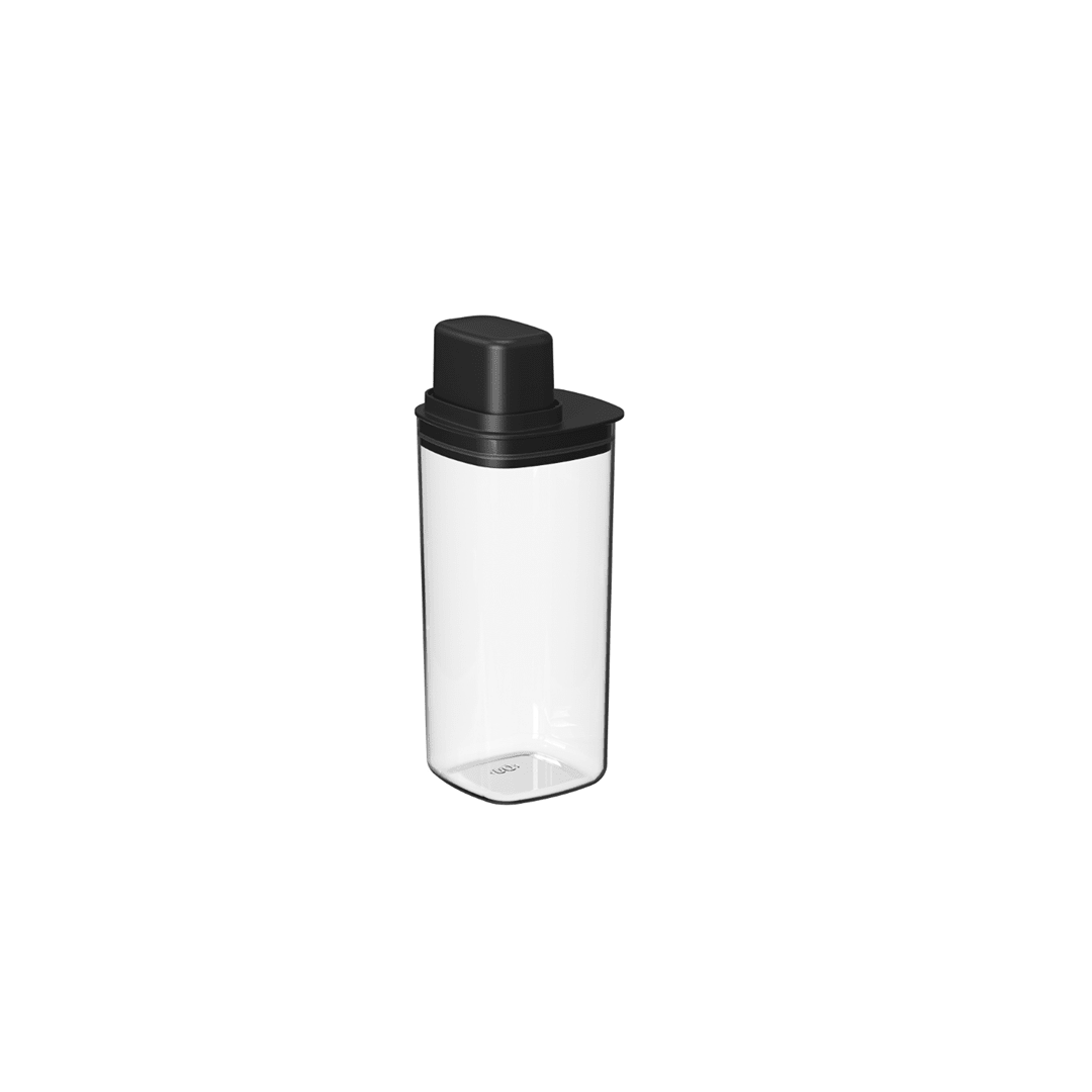 Pote Hermético Para Mantimentos com Medidor Quadrado 1,5L Linha Drop