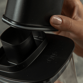 Pote Hermético Para Mantimentos com Medidor Quadrado 1L Linha Drop