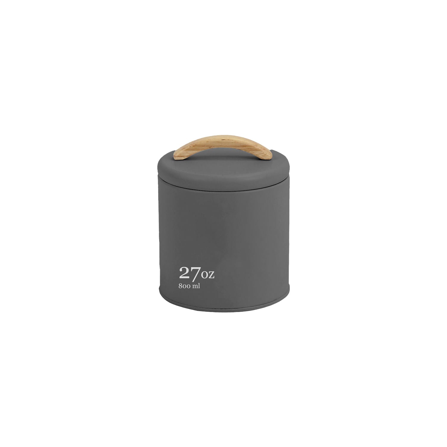 Pote mantimentos em Metal 800ml Linha Sense