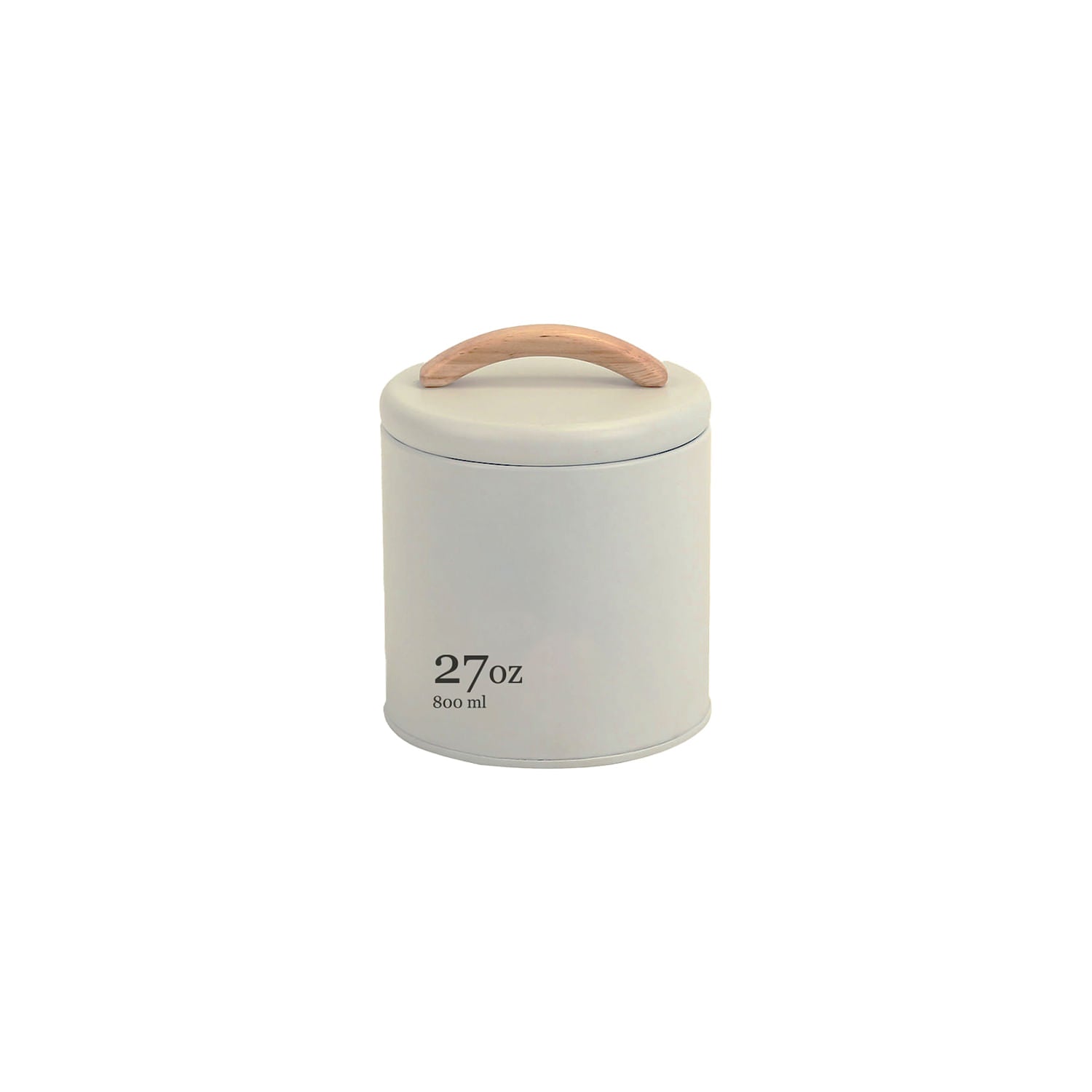 Pote mantimentos em Metal 800ml Linha Sense